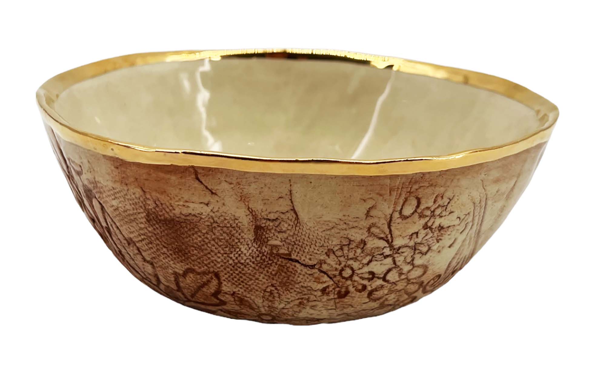 D7023 Golden Eye Keramik Bowl ø 19 cm