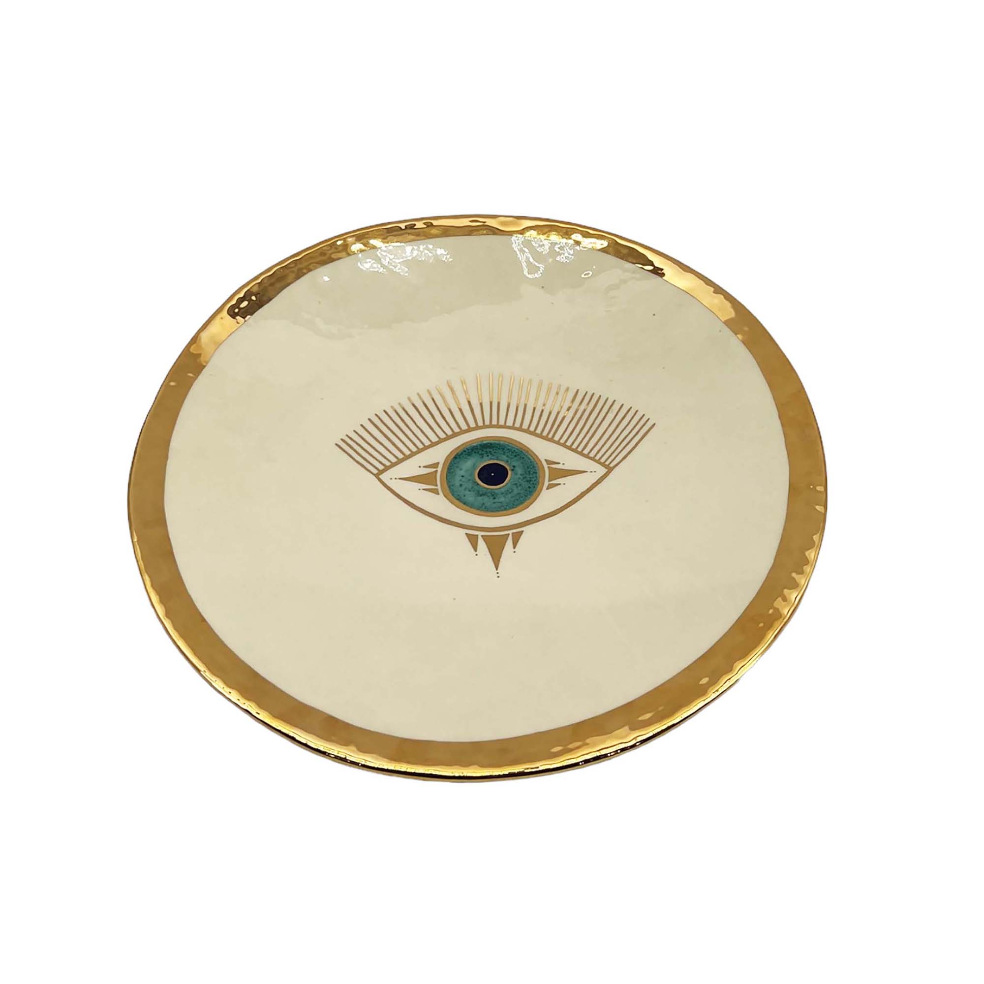 D7024 Golden Eye Keramik Bowl ø 36 cm