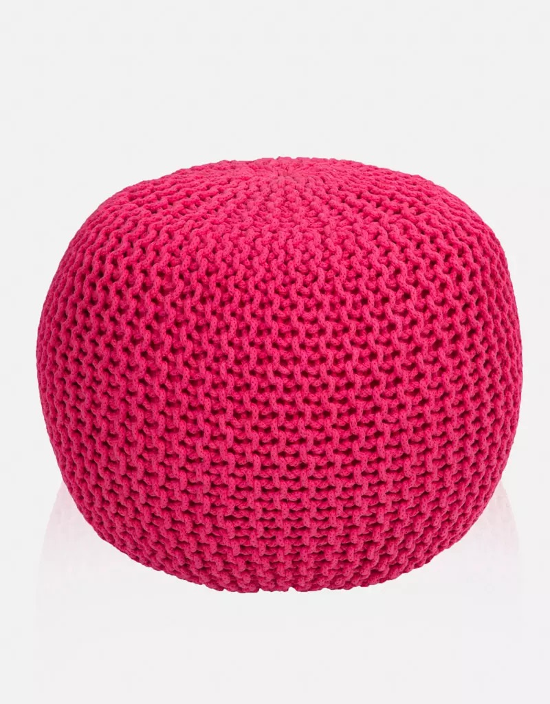 D7006 Pouf aus Leinen