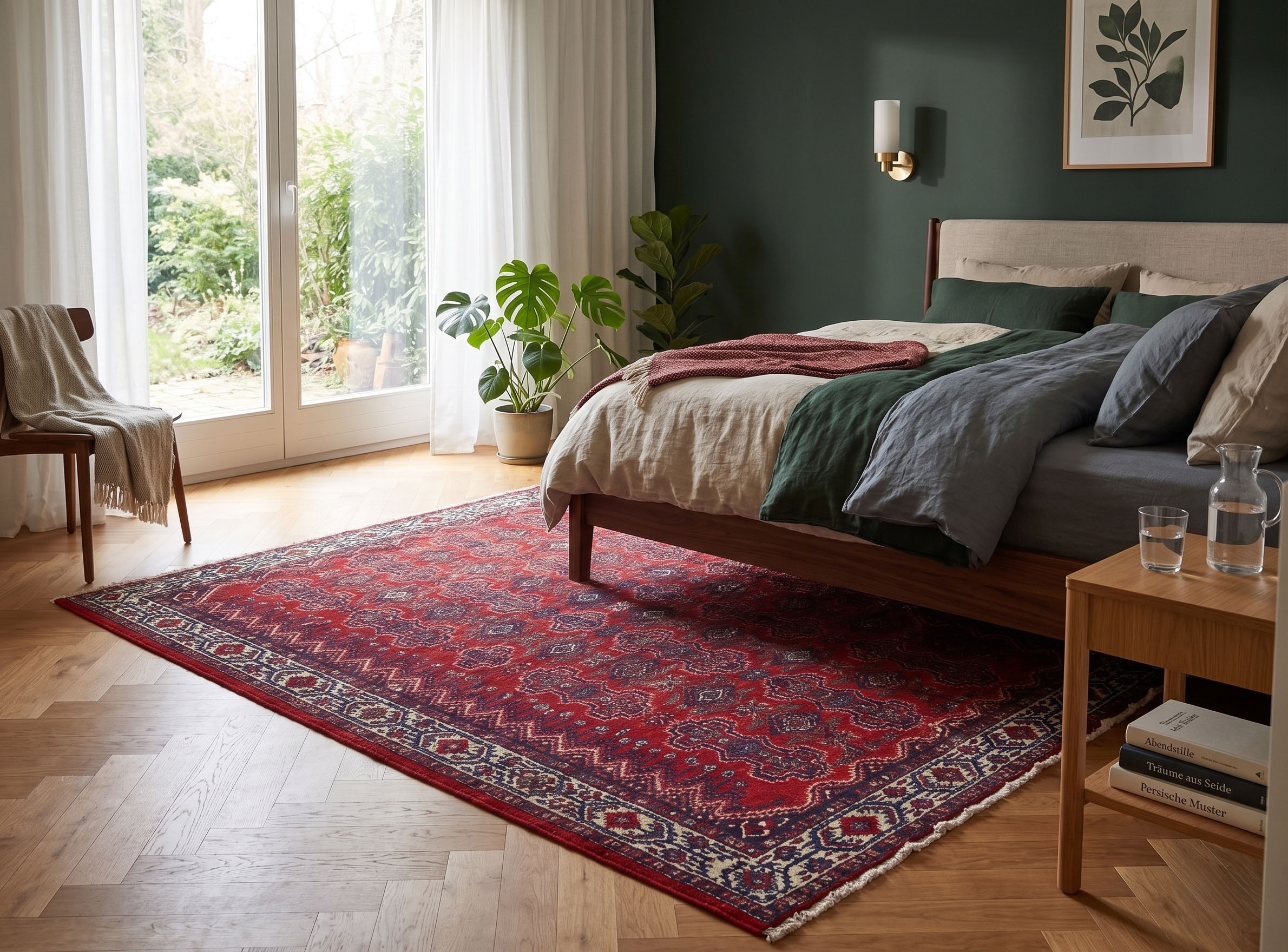 71880 Hamadan Design Orientteppich